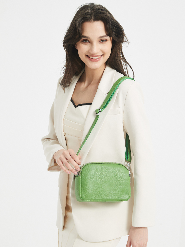 Women Bags Zip - Moto kadın küçük Zip Crossbody çanta