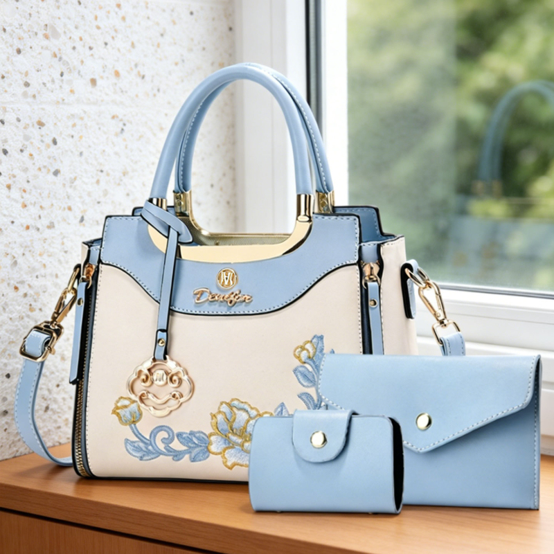 Women'S Bags Handbags - 3 parçalı yüksek kaliteli işlemeli çanta
