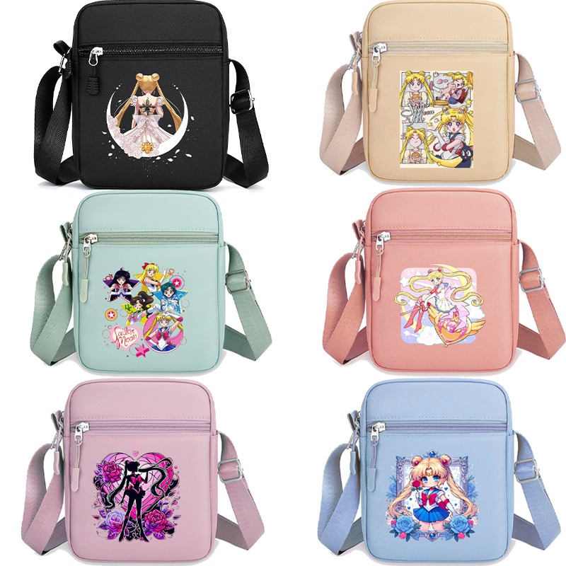 Women Bags For Gift - Sailor Moon Omuz Çantası Unisex Sevimli