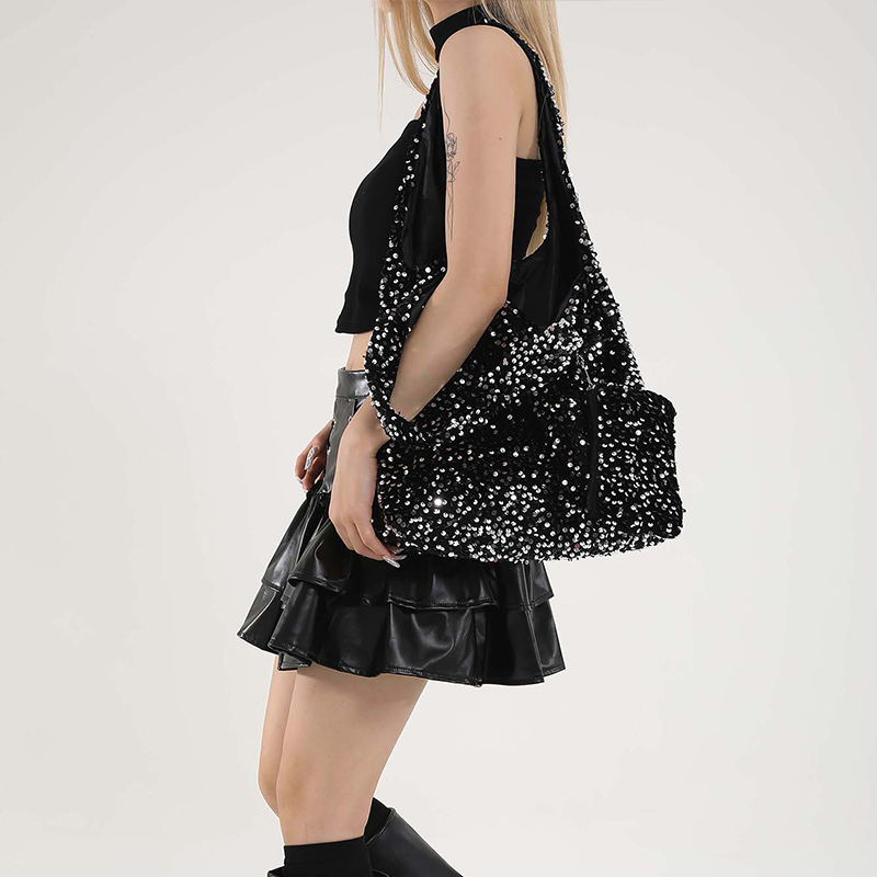 Women'S Reebok Bags - Kadın Tote Çanta Moda Payetler Bling