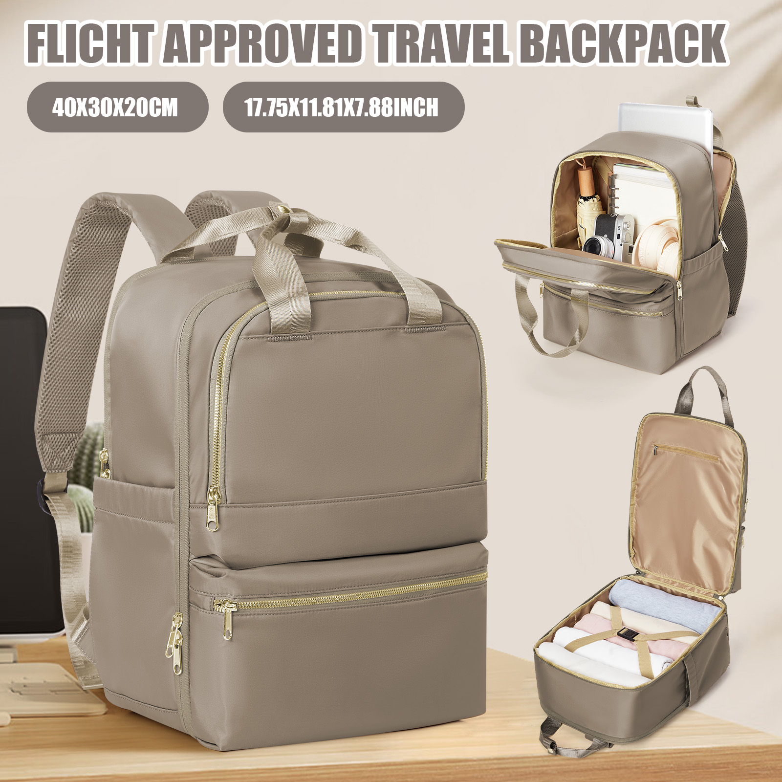 Women Bags Office - Ryanair 40x30x20 Kadınlar için Seyahat Sırt
