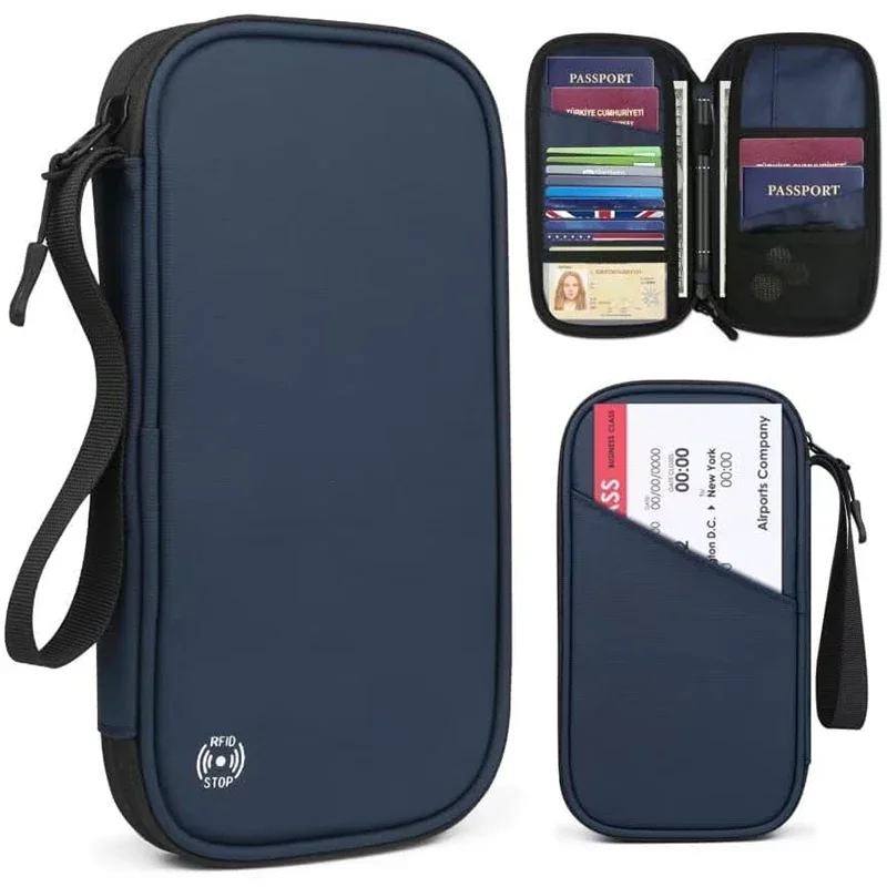Women Bags Zip - Hafif Aile Seyahat Pasaport Kapağı Cüzdan