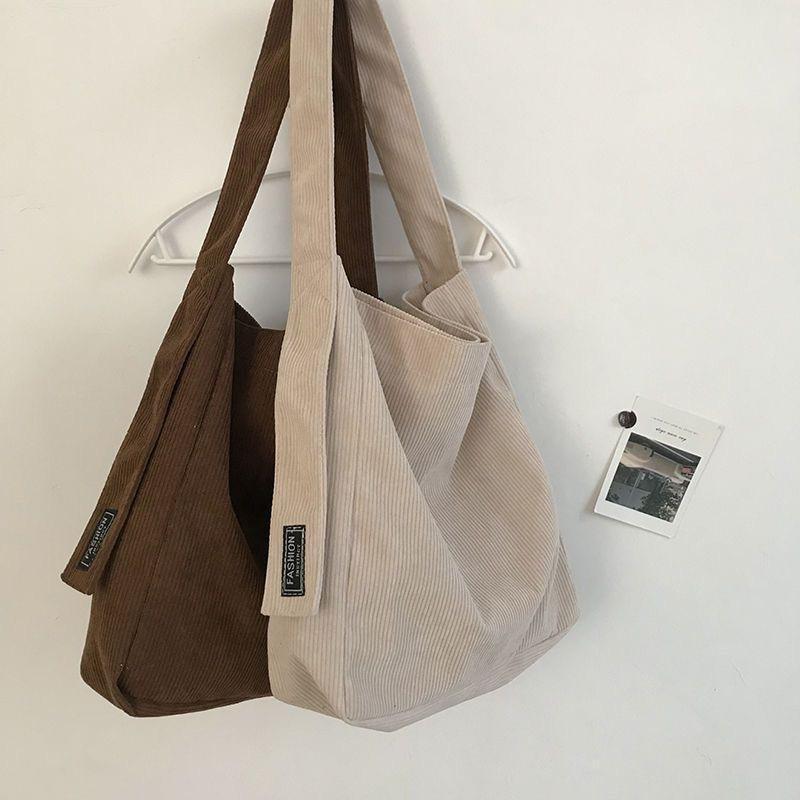 Women'S Reebok Bags - Büyük Kadife Omuz Alışveriş Çantası Kadın