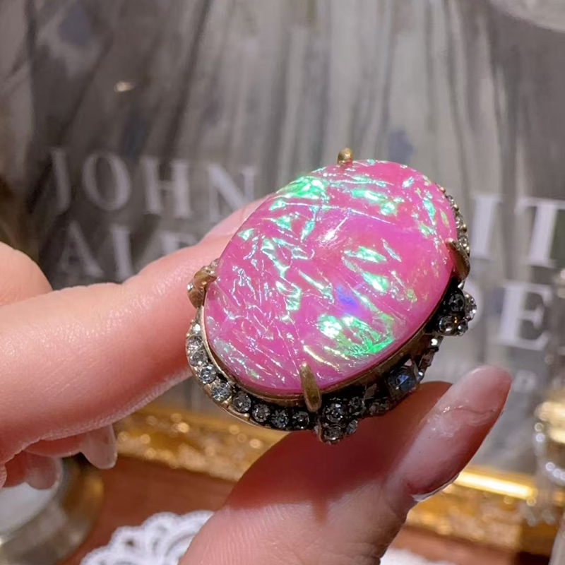 Vintage Gül Kırmızı Opal Yüzük - Women Bags Trend 2025 incelemesi ve fiyatı