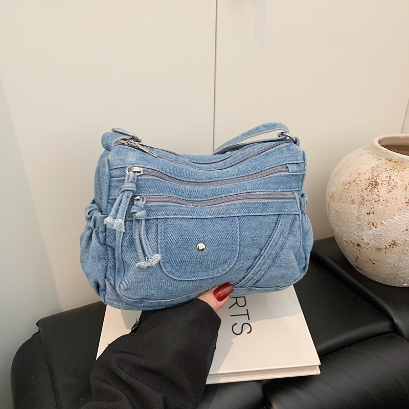 Sokak Stili Retro Mavi Kot Çan - Women Bags Zadig incelemesi ve fiyatı