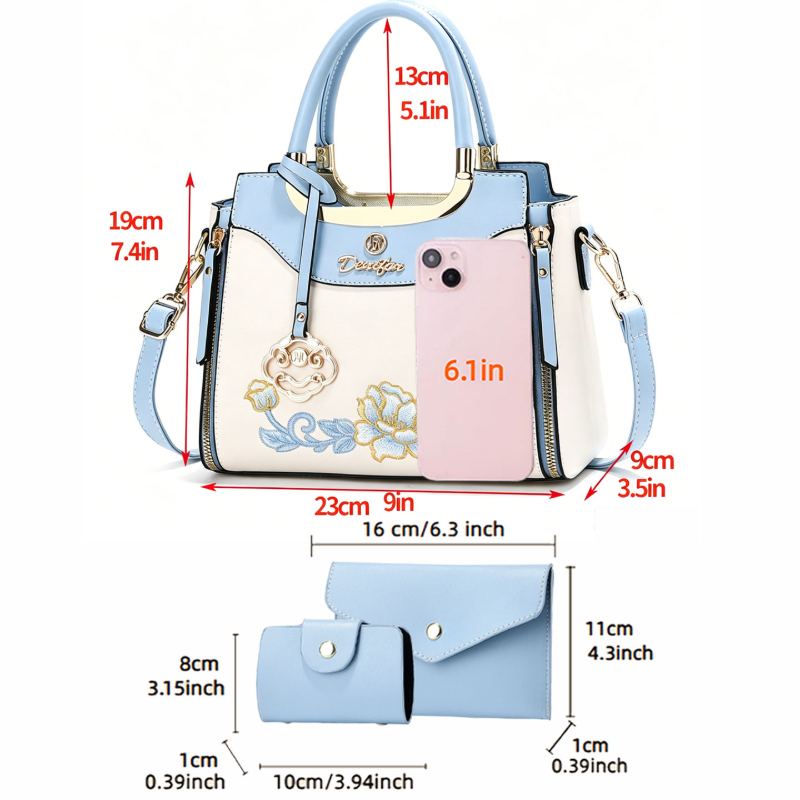 3 parçalı yüksek kaliteli işle - Women'S Bags Handbags incelemesi ve fiyatı