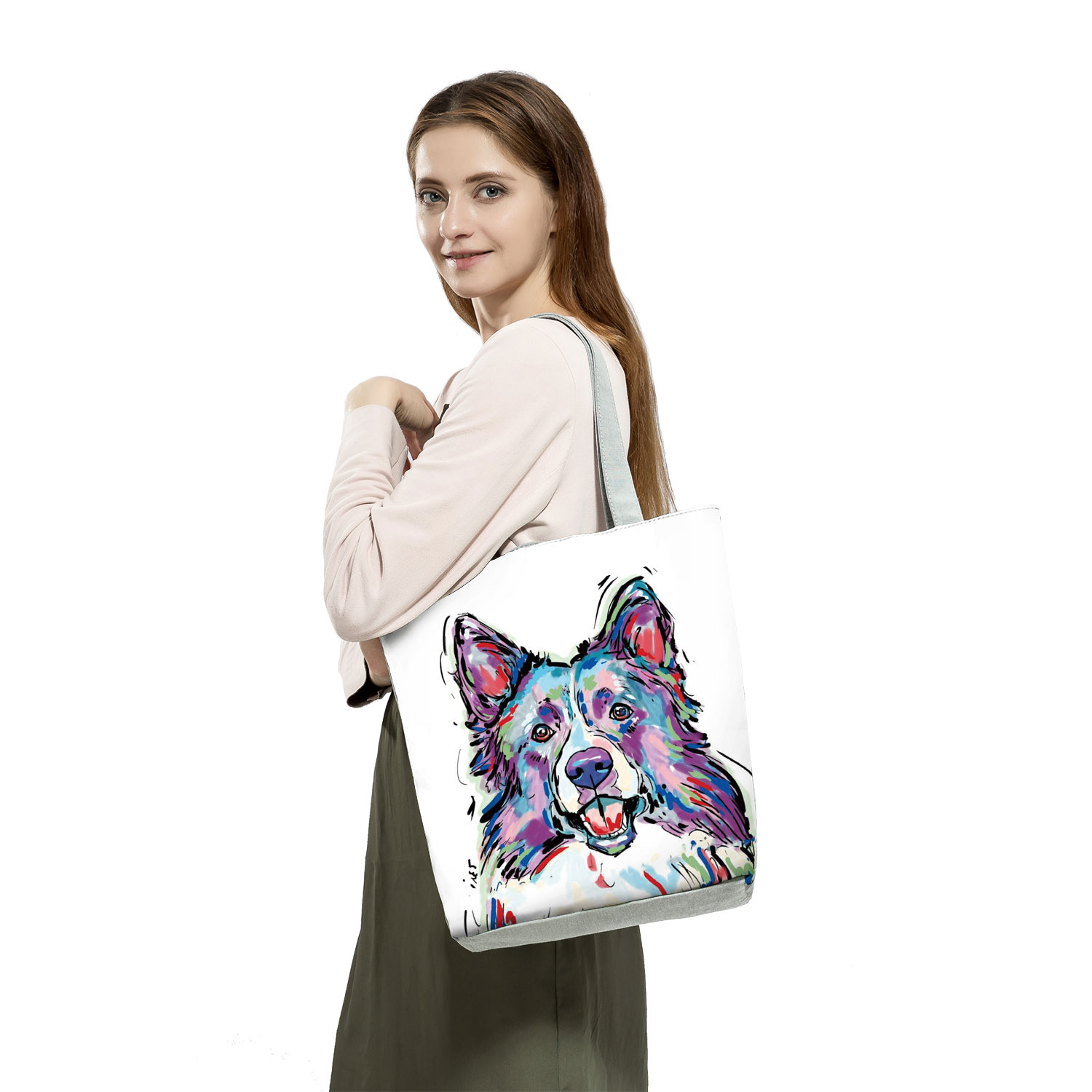 Rahat Collie köpek baskılı çan - Women'S Reebok Bags incelemesi ve fiyatı