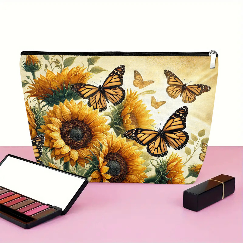 Ayçiçeği ve kelebek desenli ma - Women Bags Zip incelemesi ve fiyatı