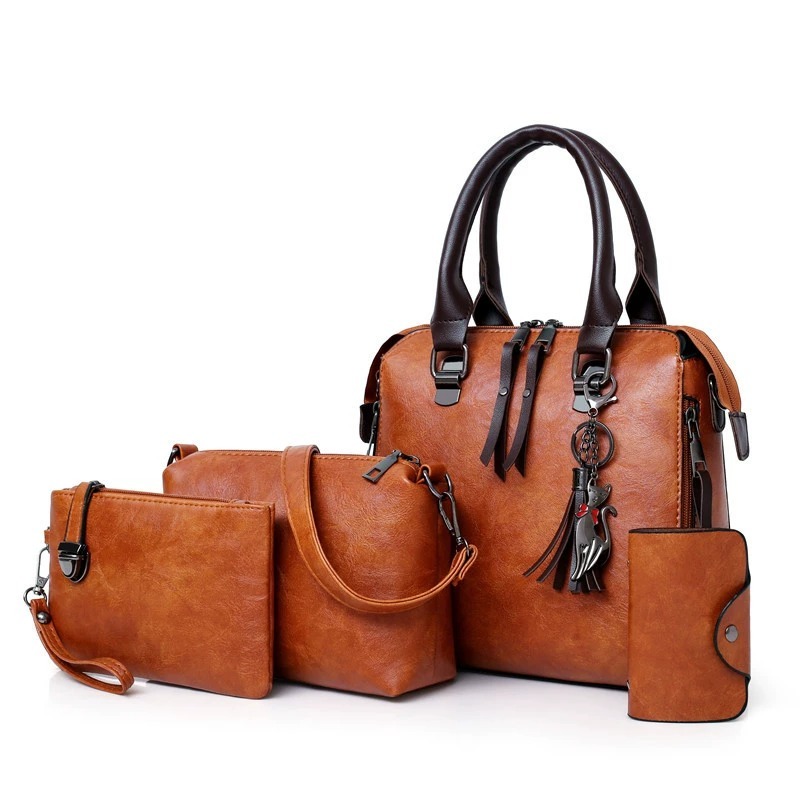 4 Adet Düz Renkli Çanta Seti,  - Women'S Bags Handbags incelemesi ve fiyatı