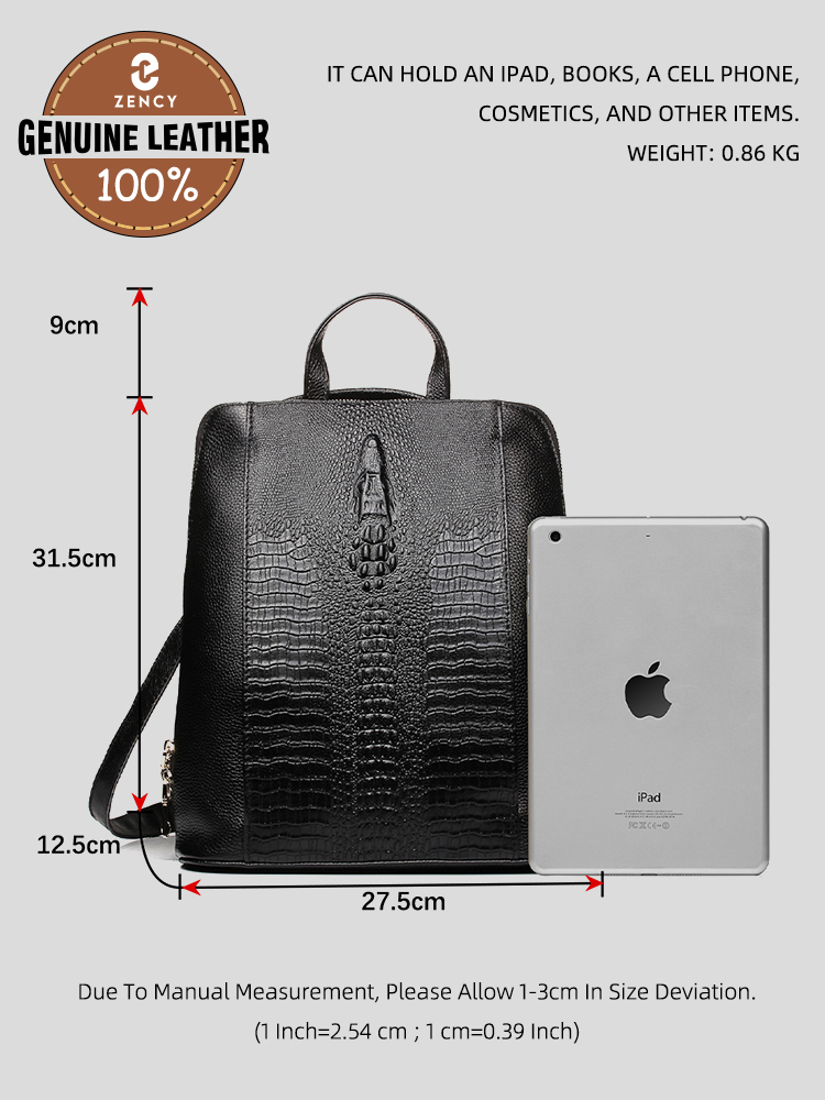Zency Kadın Timsah Derisi Sırt - Mini Backpack Women incelemesi ve fiyatı