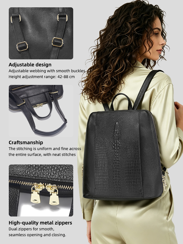 Zency Kadın Timsah Derisi Sırt - Mini Backpack Women incelemesi ve fiyatı